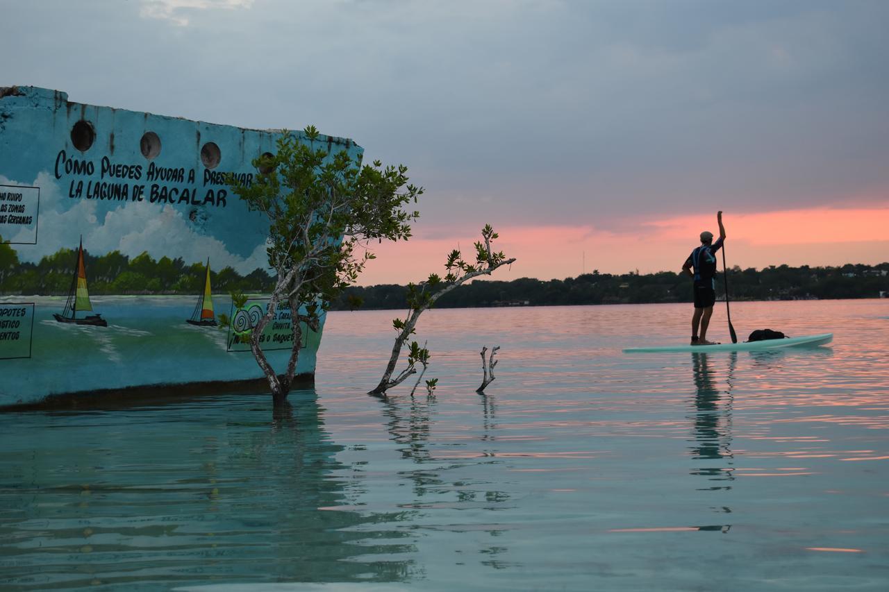 Casa Maya Blue Hotel Bacalar Exterior foto